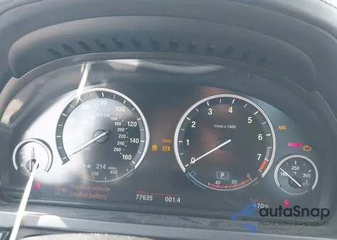 2013 BMW 740I from USA, damaged, VIN WBAYA6C55DC994964